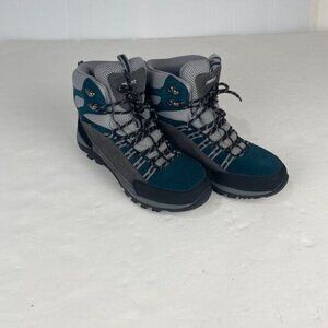 riemot Men's Hiking Boots Size 9 M/W11  Waterproof Lightweight Grey Blue RM021